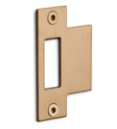 FORMANI rechthoekige sluitplaat voor loopslot BASICS LBSPSFC PVD licht brons