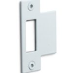 FORMANI rechthoekige sluitplaat voor loopslot BASICS LBSPSFC wit