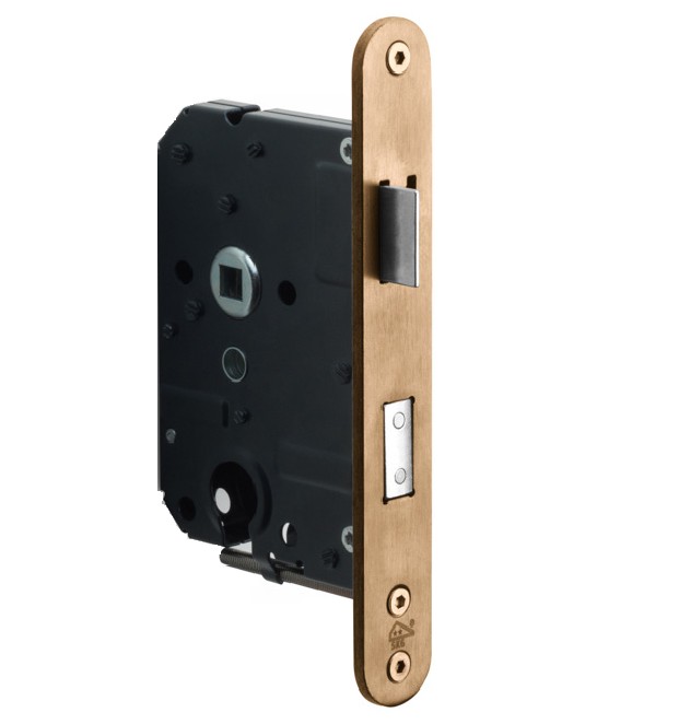 FORMANI veiligheidsslot PC55 BASICS LBLSAY55 SKG2 afgerond met PVD licht bronzen voorplaat