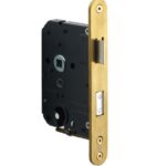 FORMANI veiligheidsslot PC55 BASICS LBLSAY55 SKG2 afgerond met PVD mat gouden voorplaat