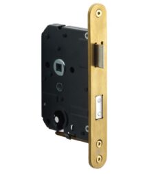 FORMANI veiligheidsslot PC55 BASICS LBLSAY55 SKG2 afgerond met PVD mat gouden voorplaat