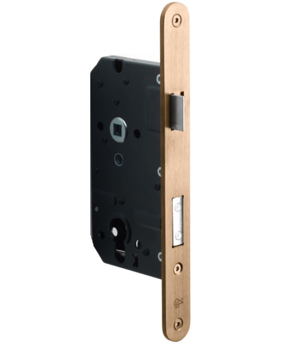 FORMANI veiligheidsslot PC72 BASICS LBLSAY72 SKG2 afgerond met PVD licht bronzen voorplaat