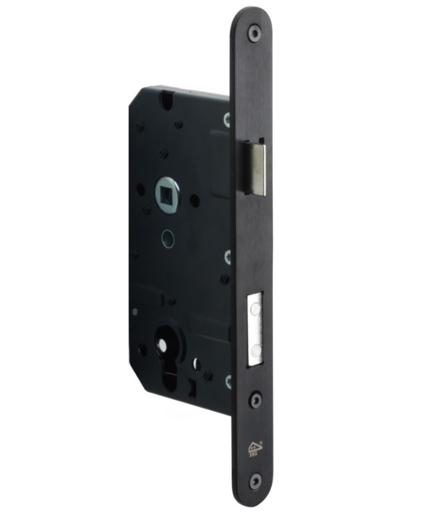 FORMANI veiligheidsslot PC72 BASICS LBLSAY72 SKG2 afgerond met PVD mat zwarte voorplaat