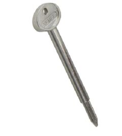 Nemef sterstift sleutel S 2603 tbv insteekgrendel 26034 zamak vernikkeld