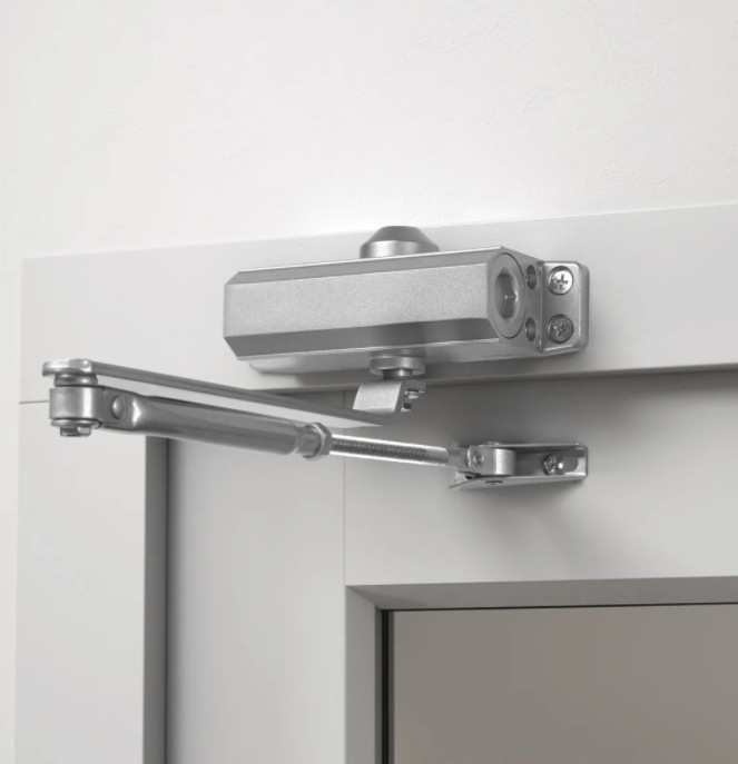 AXA deurdranger 7505 compact basic met schaararm sluitkracht 2 grijs - Afbeelding 4