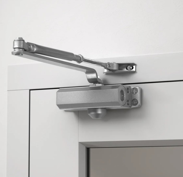 AXA deurdranger 7505 compact basic met schaararm sluitkracht 2 grijs - Afbeelding 3