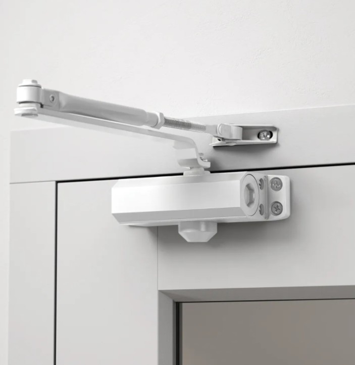 AXA deurdranger 7505 compact basic met schaararm sluitkracht 2 wit - Afbeelding 4