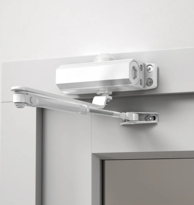 AXA deurdranger 7505 compact basic met schaararm sluitkracht 2 wit - Afbeelding 3