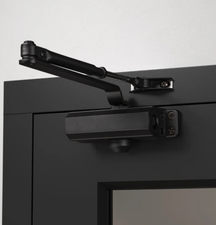 AXA deurdranger 7505 compact basic met schaararm sluitkracht 2 zwart - Afbeelding 4