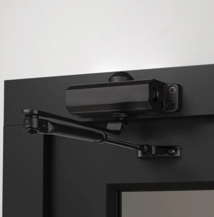 AXA deurdranger 7505 compact basic met schaararm sluitkracht 2 zwart - Afbeelding 3