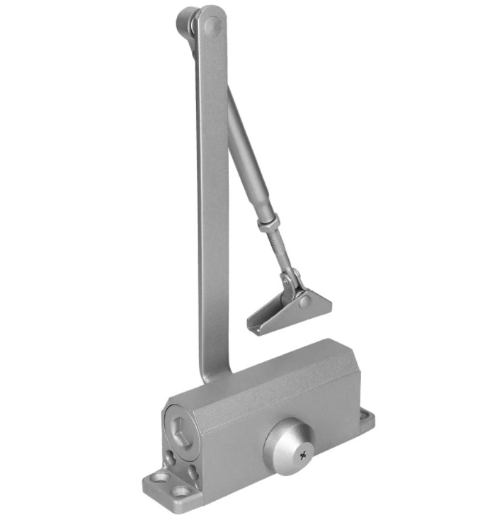 AXA deurdranger 7505 compact basic met schaararm sluitkracht 2 grijs