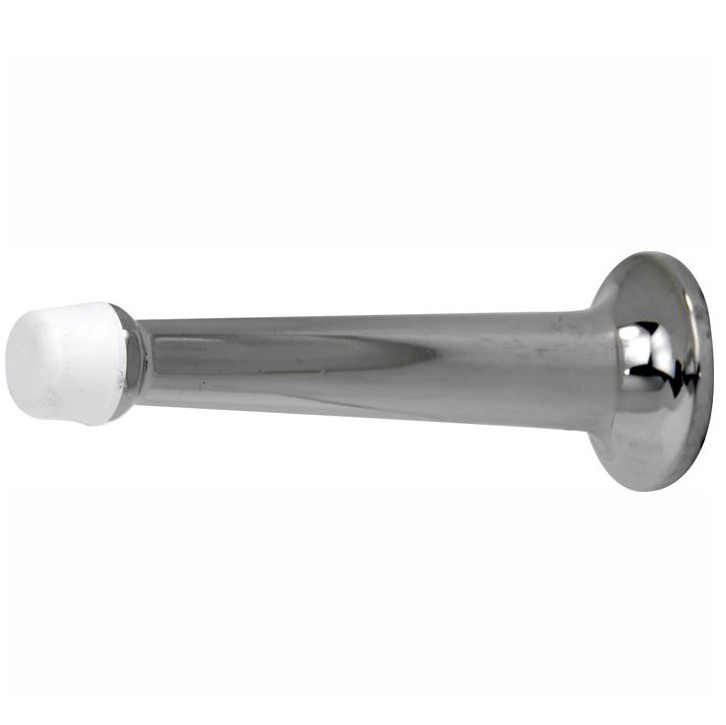 Deurstopper wandmontage 80 mm glans nikkel