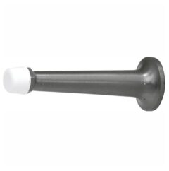 Deurstopper wandmontage 80 mm mat nikkel ongelakt