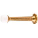 Deurstopper wandmontage 80 mm messing antiek