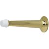 Deurstopper wandmontage 80 mm messing ongelakt