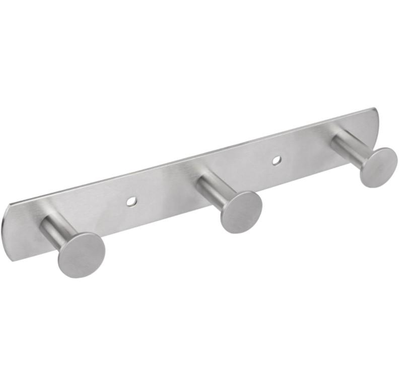 Differnz kapstok 3 haken rvs mat chroom