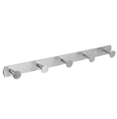 Differnz kapstok 5 haken rvs mat chroom