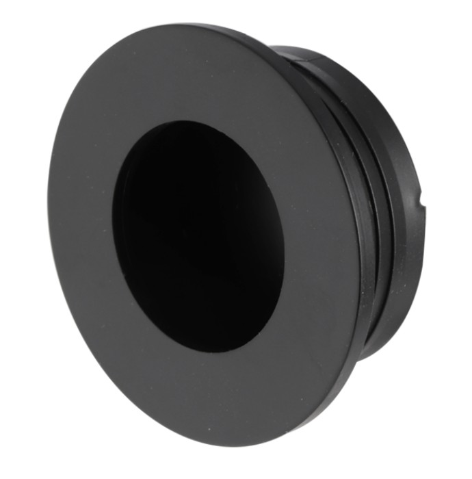 Differnz komgreep rond ⌀52 mm mat zwart