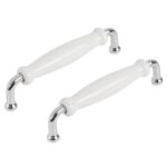 Differnz meubelgreep klassiek 128 mm chroom wit