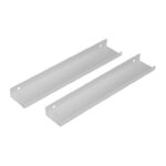 Differnz meubelgreep profiel 150x38 mm aluminium mat chroom 2 stuks