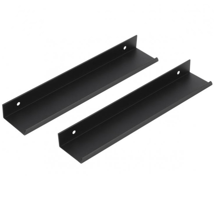 Differnz meubelgreep profiel 200x38 mm aluminium mat zwart 2 stuks