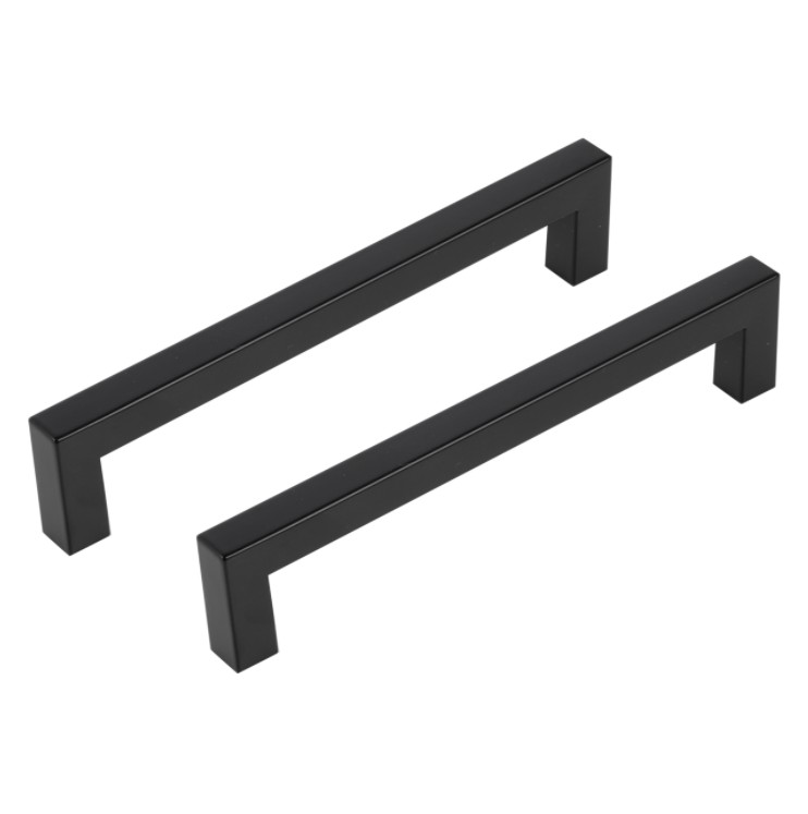 Differnz meubelgreep vierkant 160 mm mat zwart 2 stuks