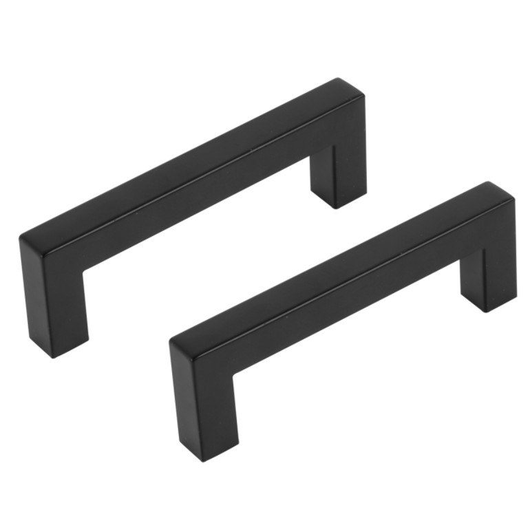Differnz meubelgreep vierkant 96 mm mat zwart 2 stuks