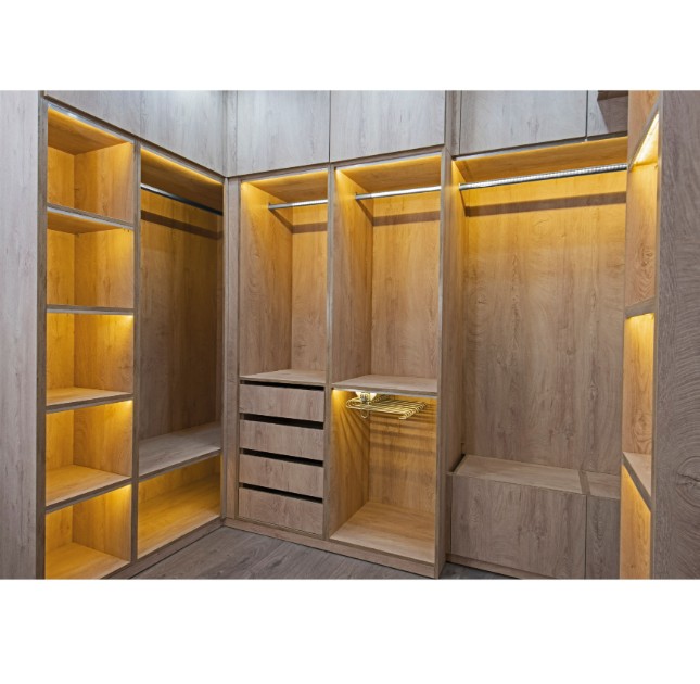 Garderobestang 1 meter met dragers ovaal geribbeld wit - Afbeelding 6