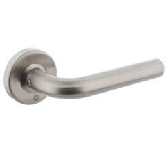 Intersteel deurklink Luzern op rozet verdekt ø53x10mm rvs