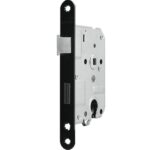 Mauer Dag- en nacht cilinderslot PC55, 1535 met zwart gelakte voorplaat