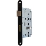 Mauer Dag-en nacht klavierslot 1535 SL56 met zwart gelakte voorplaat