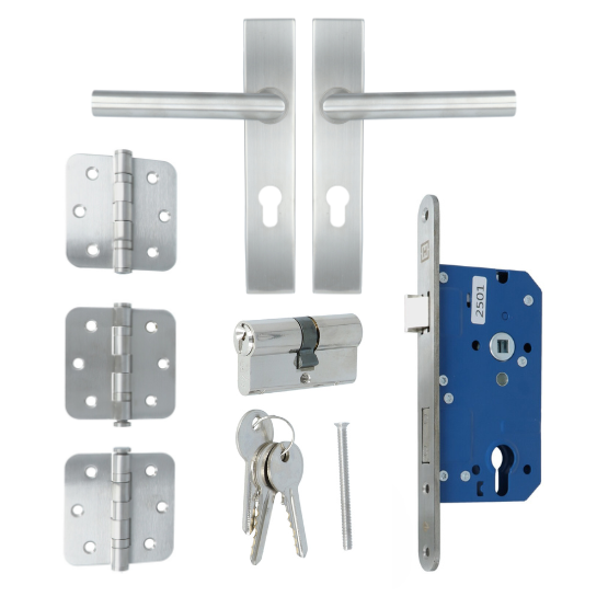 ODShop complete set voor poortdeuren PC72 rvs