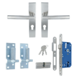 ODShop complete set voor poortdeuren luxe PC72 rvs