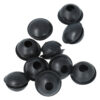 ODShop set van 10 deurbuffers rond voor kozijnen rubber zwart