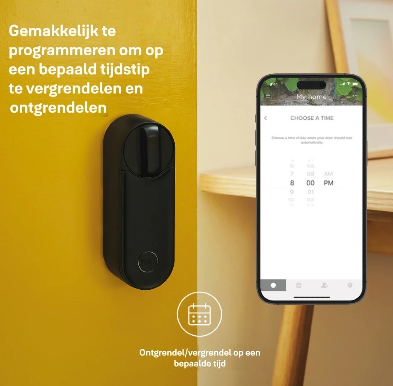 Yale Linus slim deurslot L2 zwart - Afbeelding 6