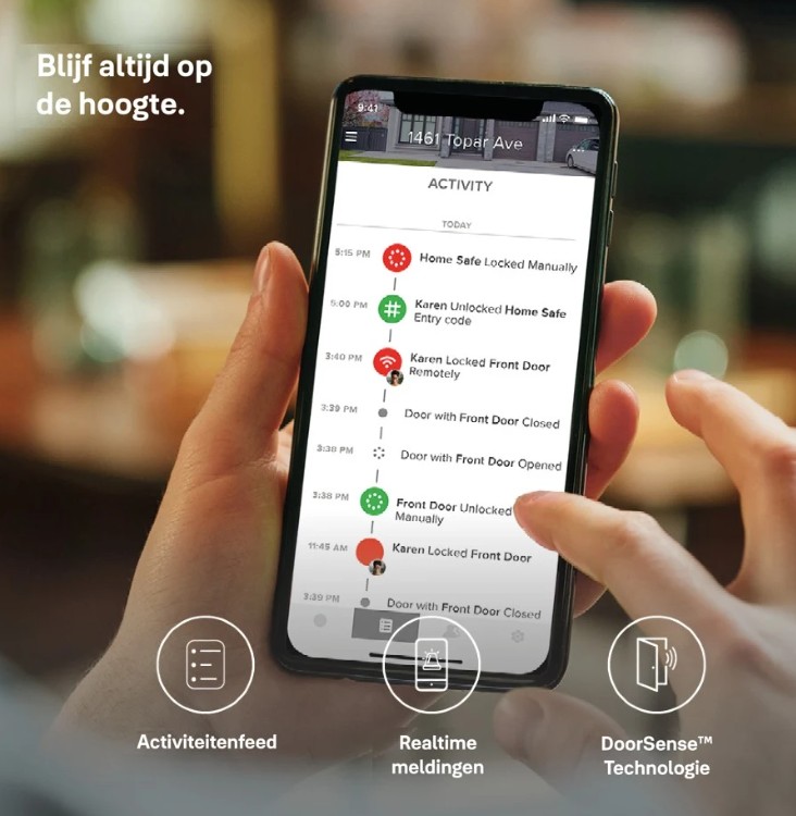 Yale Linus slim deurslot L2 zwart - Afbeelding 10