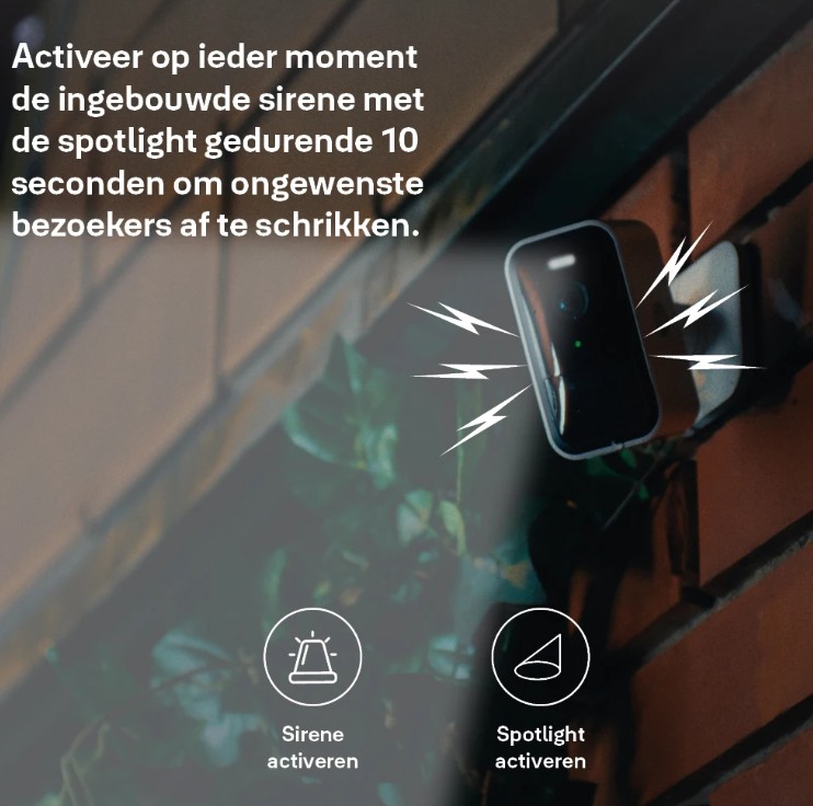 Yale Slimme buitencamera wit - Afbeelding 3