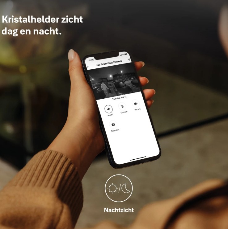 Yale Slimme videodeurbel wit - Afbeelding 5