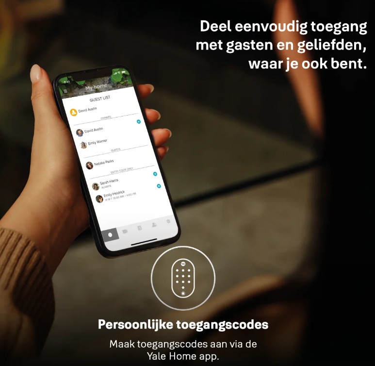 Yale Smart Keypad 2 met vingerafdruk voor Linus slim deurslot - Afbeelding 2