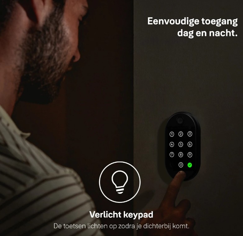 Yale Smart Keypad 2 met vingerafdruk voor Linus slim deurslot - Afbeelding 4
