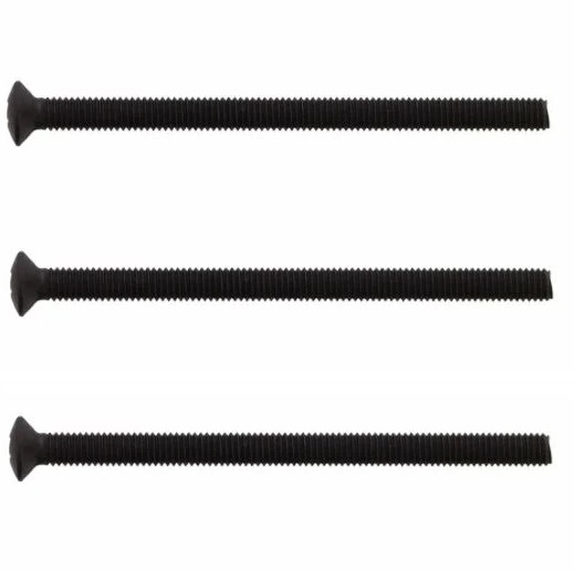 Tot deurdikte 68 mm – 3x Intersteel bout tbv SKG3 aluminium beslag M6x80 zwart
