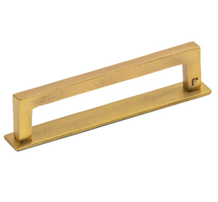 Achterplaat voor meubelgreep Jolie Essence 128 mm antiek goud - Afbeelding 3