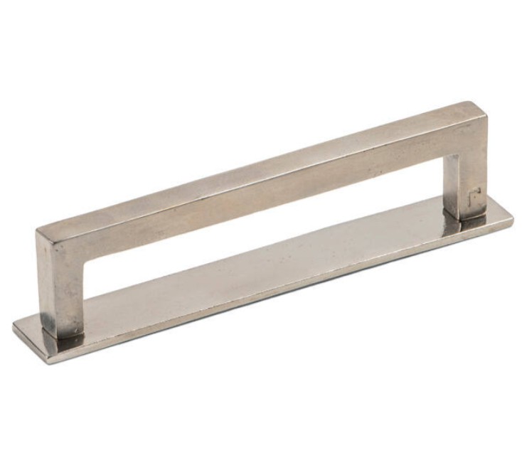 Achterplaat voor meubelgreep Jolie Essence 128 mm oud zilver - Afbeelding 3