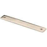 Achterplaat voor meubelgreep Jolie Essence 128 mm oud zilver