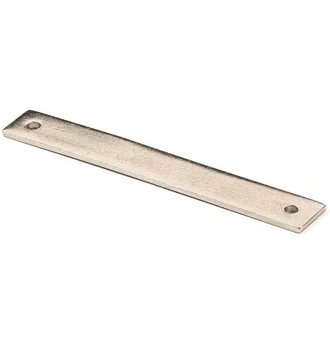 Achterplaat voor meubelgreep Jolie Essence 128 mm oud zilver