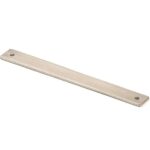 Achterplaat voor meubelgreep Jolie Essence 160 mm oud zilver