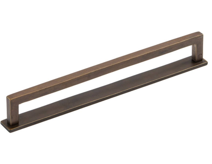 Achterplaat voor meubelgreep Jolie Essence 224 mm antiek brons - Afbeelding 3