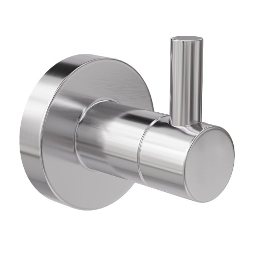 Badkamerhaak 46x55x52 mm rvs verchroomd