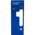 Boormal sluitplaat dag/nachtslot links