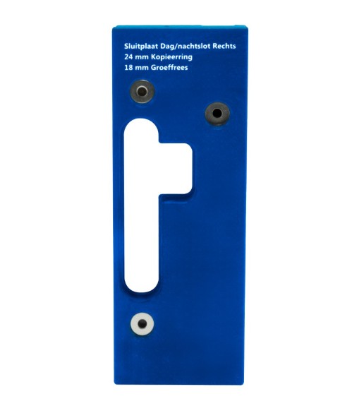 Boormal sluitplaat dagnachtslot rechts